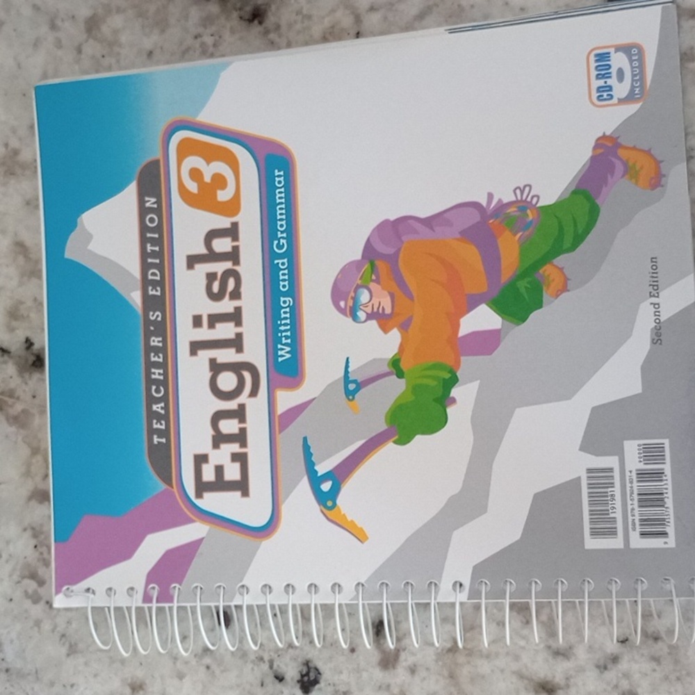 BJU English 3 Teacher's Edition with CD-ROM, Second Edition